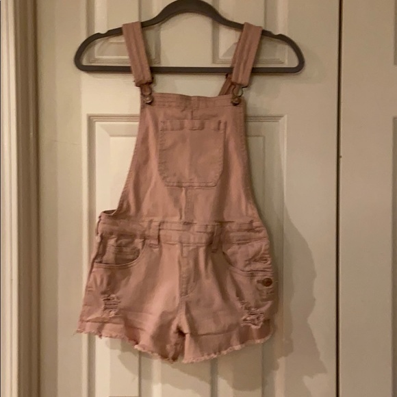 Forever 21 Other - Forever 21 pink overalls shorts